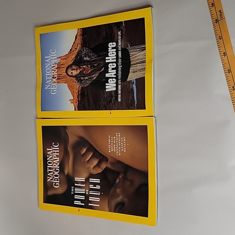 2 National Geographic Magazines